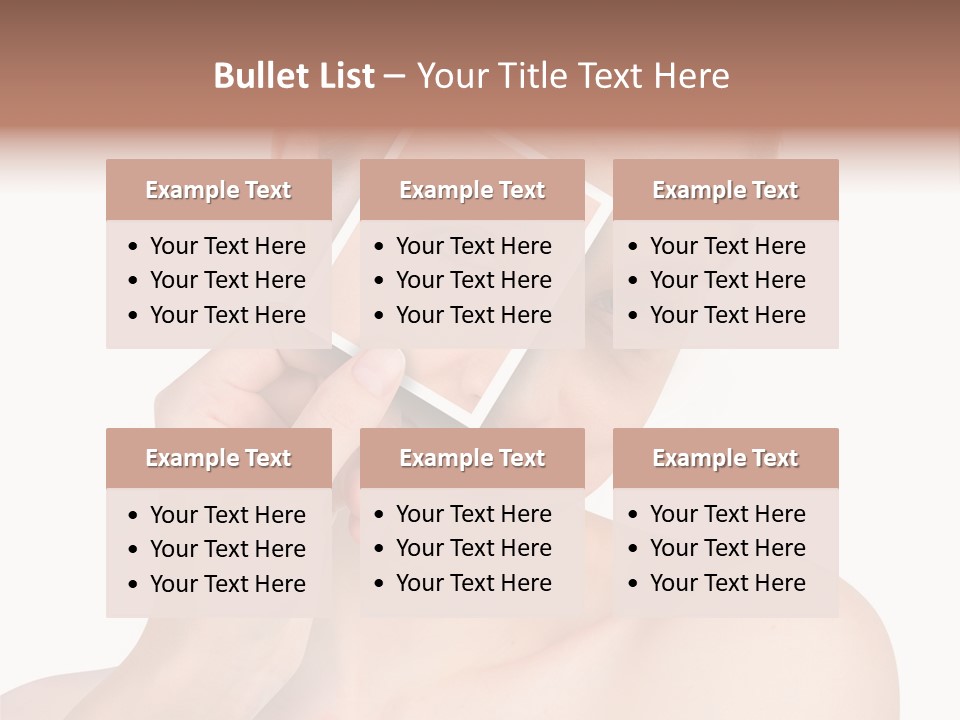 Makeup S Model PowerPoint Template