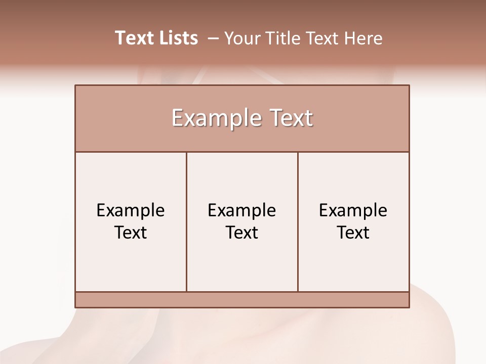 Makeup S Model PowerPoint Template