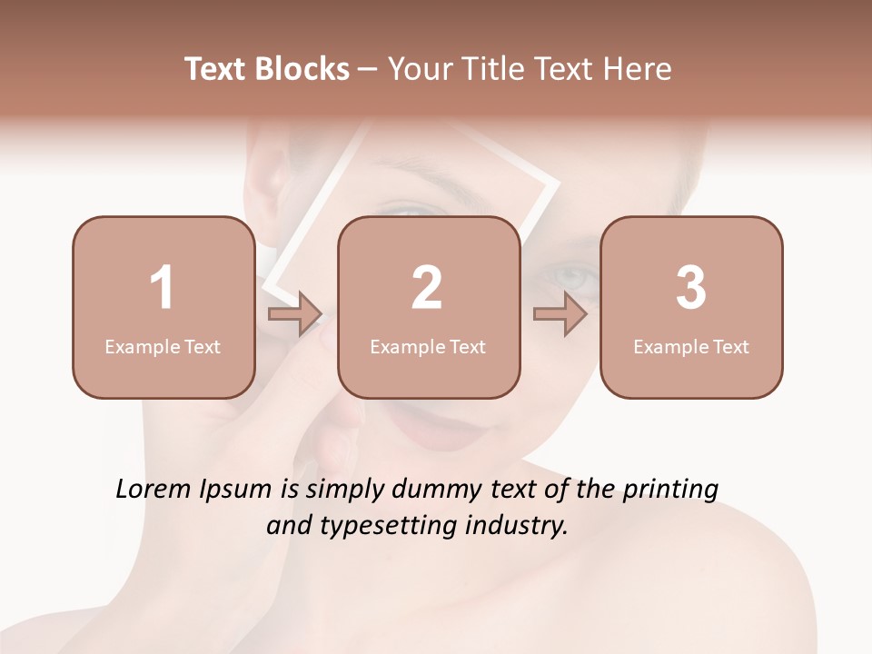 Makeup S Model PowerPoint Template