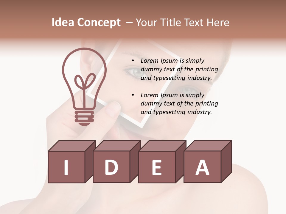 Makeup S Model PowerPoint Template