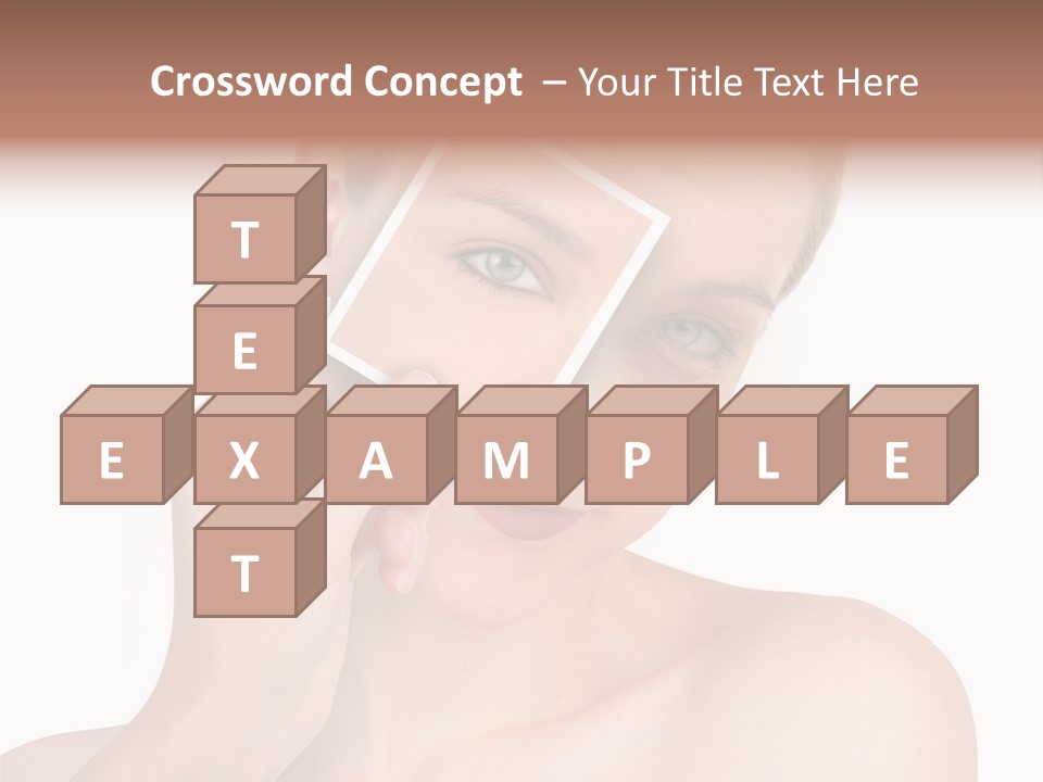 Makeup S Model PowerPoint Template