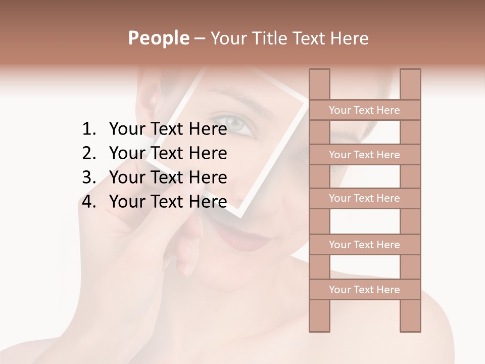 Makeup S Model PowerPoint Template