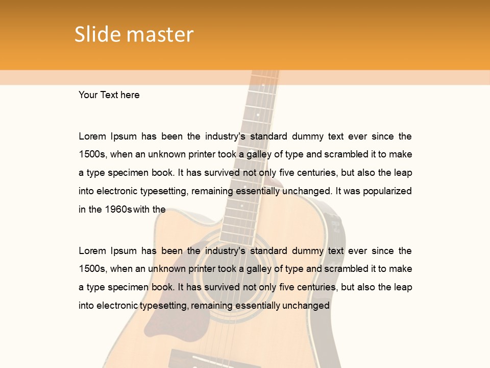 Modern String Path PowerPoint Template