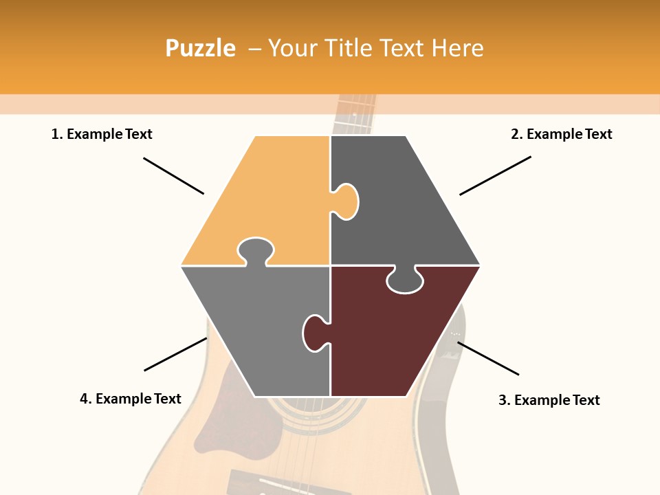 Modern String Path PowerPoint Template