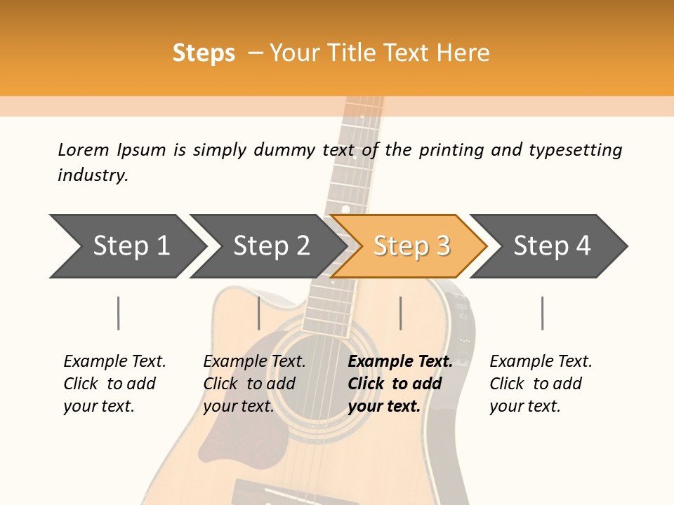 Modern String Path PowerPoint Template