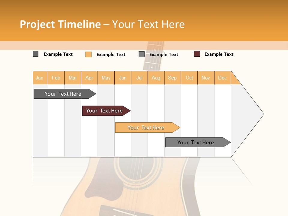 Modern String Path PowerPoint Template