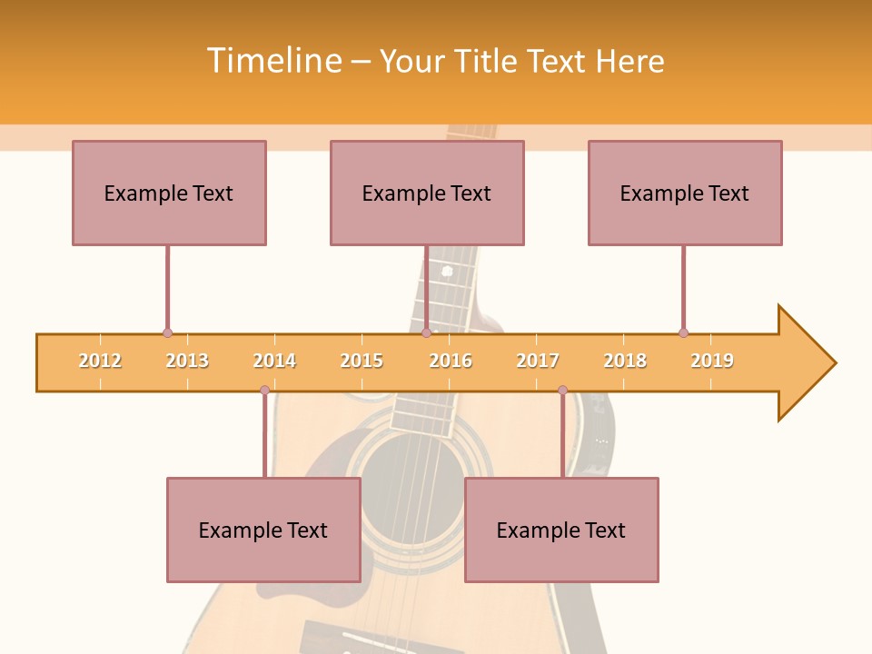 Modern String Path PowerPoint Template