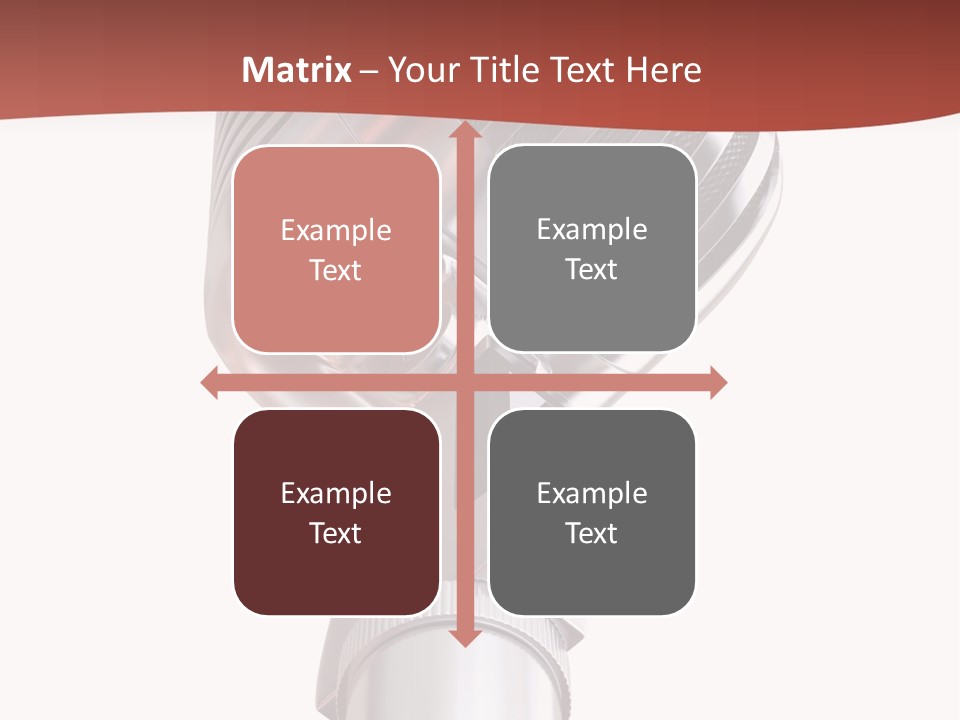 Audience Studio Microphone PowerPoint Template