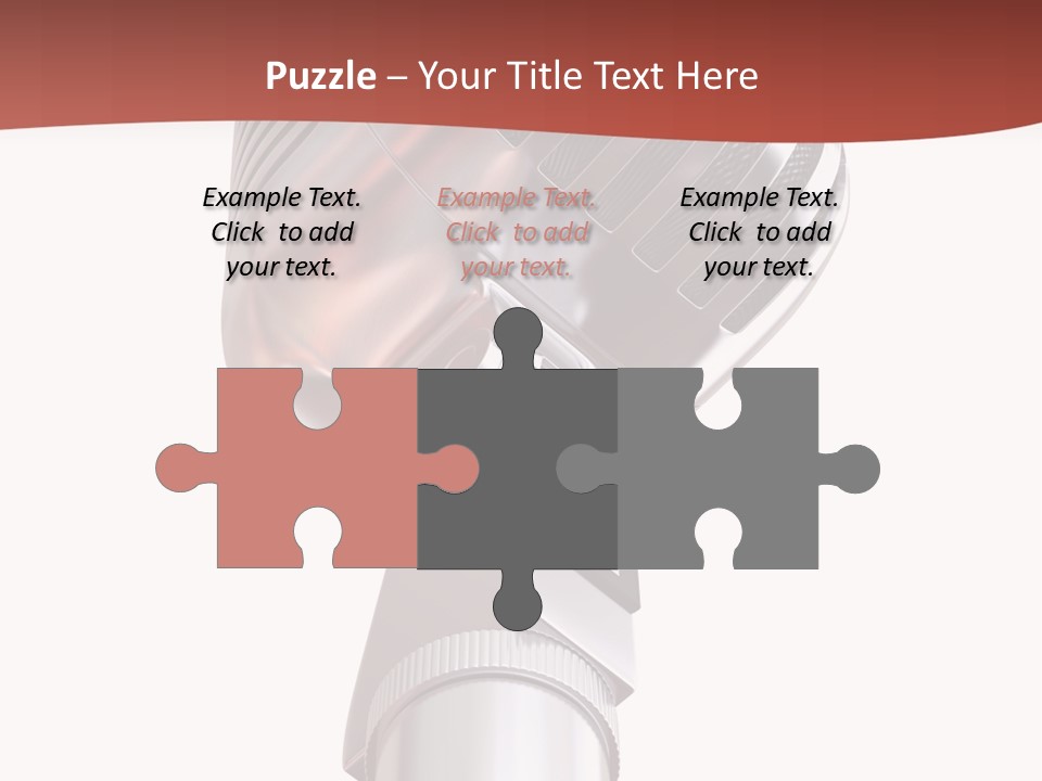 Audience Studio Microphone PowerPoint Template