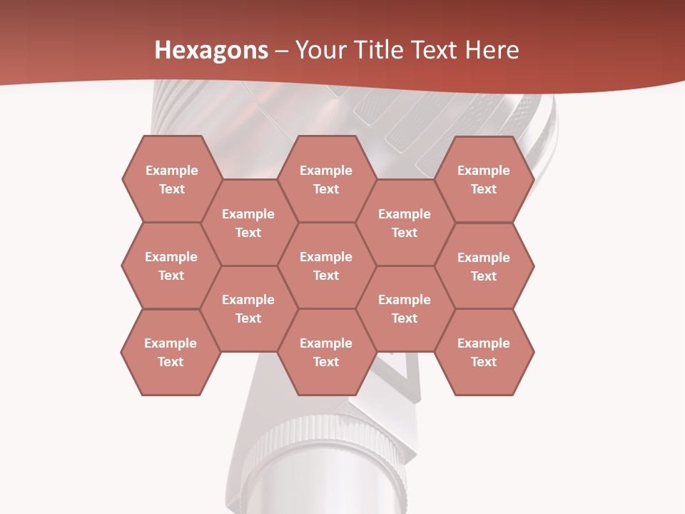 Audience Studio Microphone PowerPoint Template