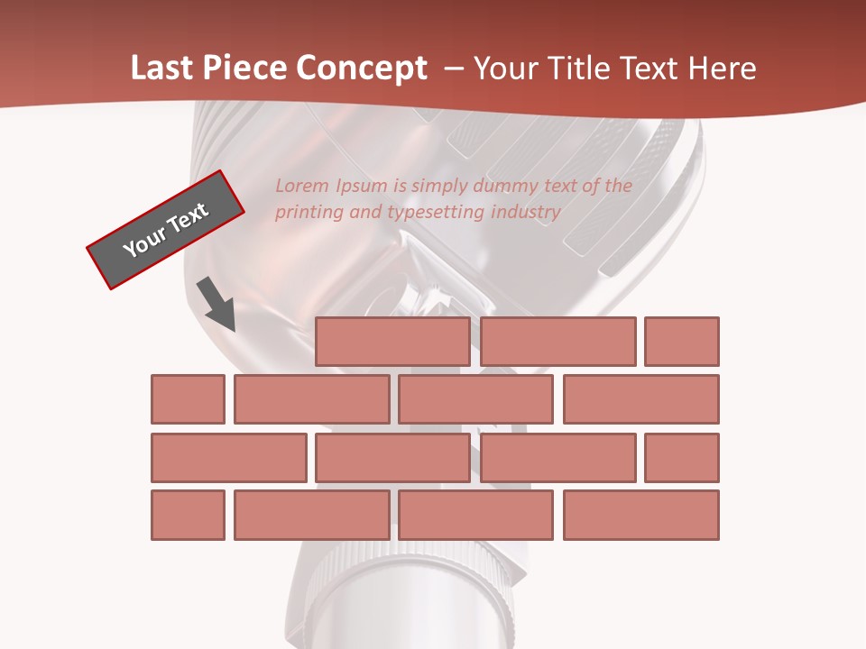 Audience Studio Microphone PowerPoint Template