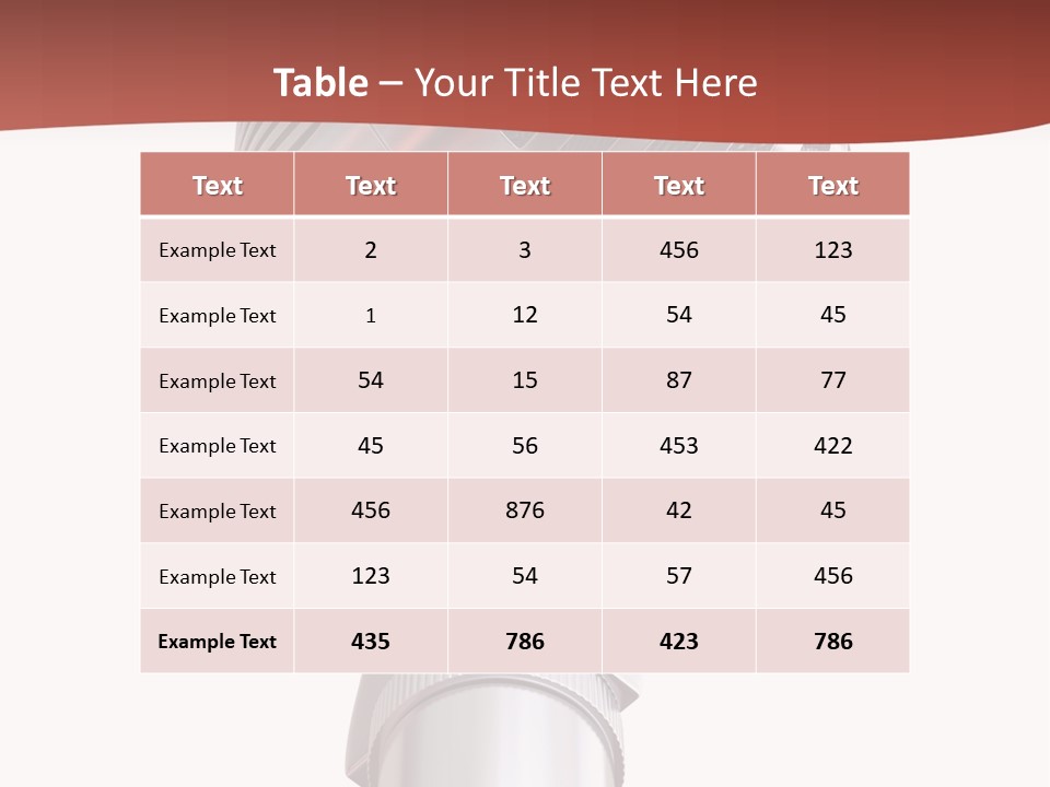 Audience Studio Microphone PowerPoint Template
