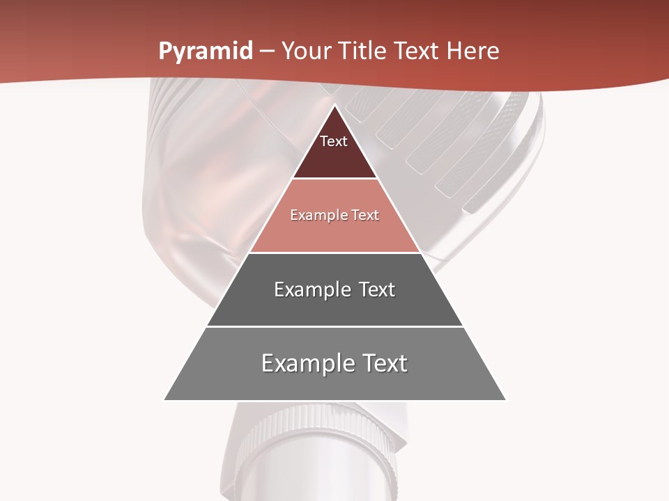 Audience Studio Microphone PowerPoint Template