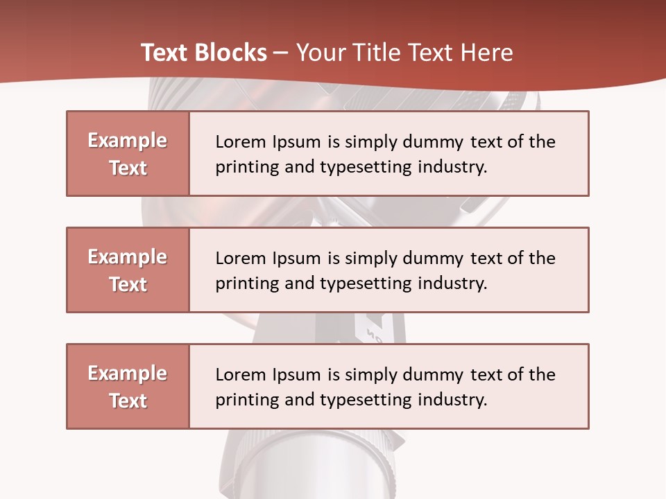 Audience Studio Microphone PowerPoint Template