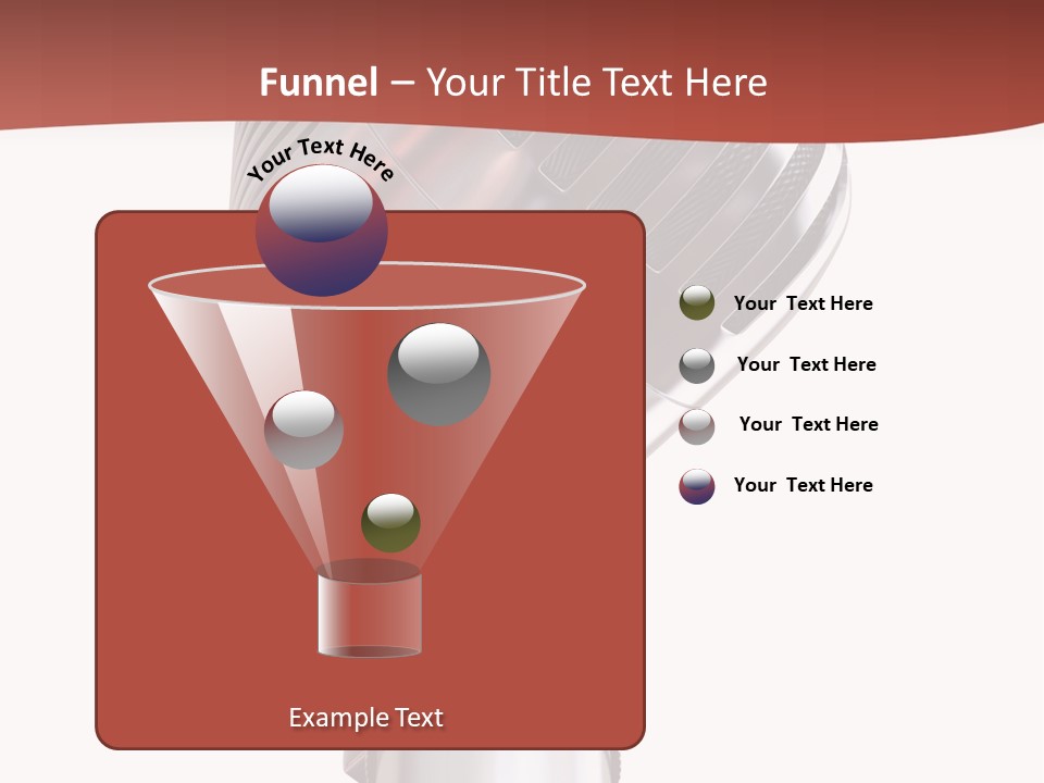 Audience Studio Microphone PowerPoint Template
