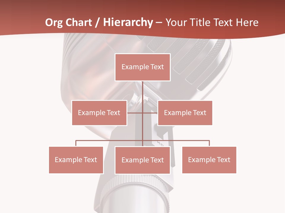 Audience Studio Microphone PowerPoint Template