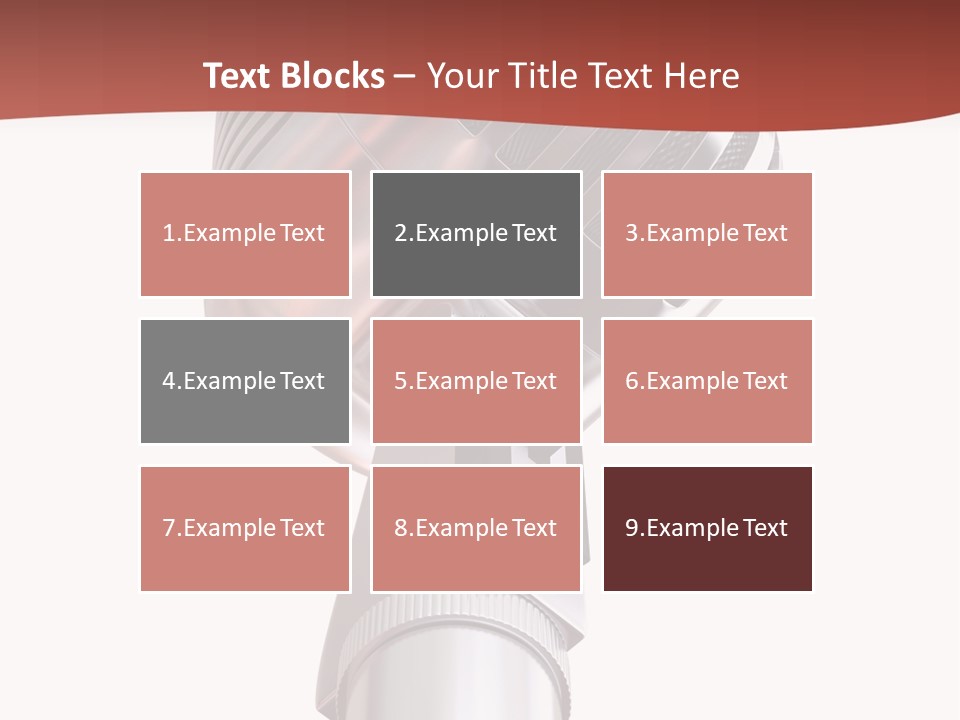 Audience Studio Microphone PowerPoint Template