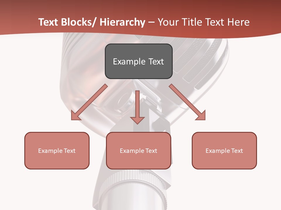 Audience Studio Microphone PowerPoint Template