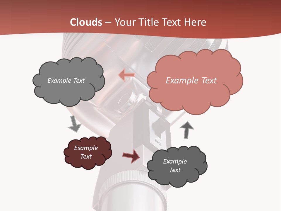 Audience Studio Microphone PowerPoint Template