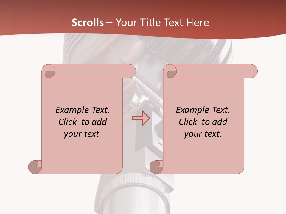 Audience Studio Microphone PowerPoint Template