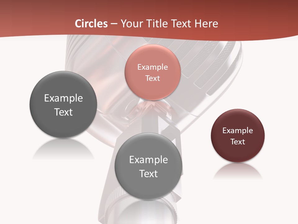 Audience Studio Microphone PowerPoint Template