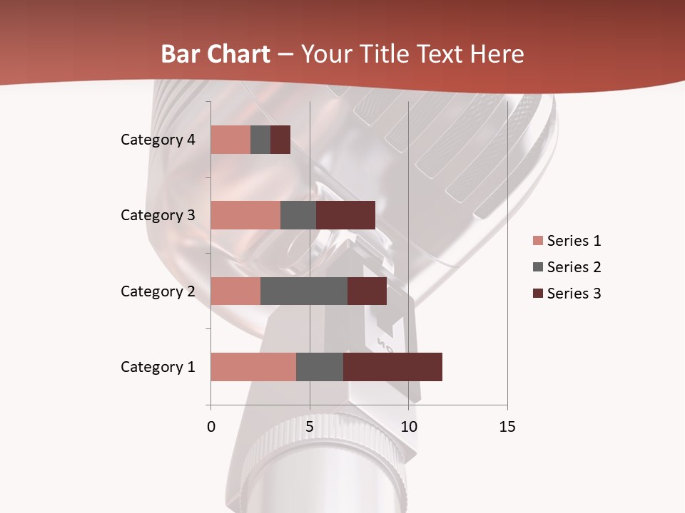 Audience Studio Microphone PowerPoint Template
