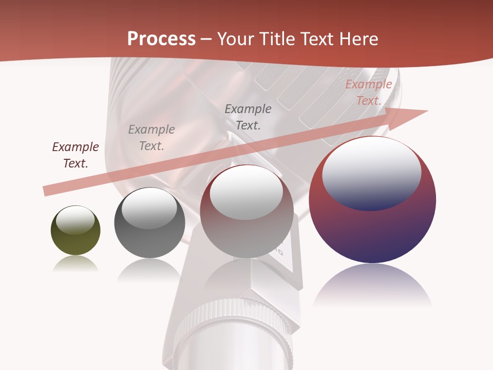 Audience Studio Microphone PowerPoint Template