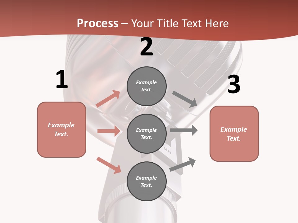 Audience Studio Microphone PowerPoint Template