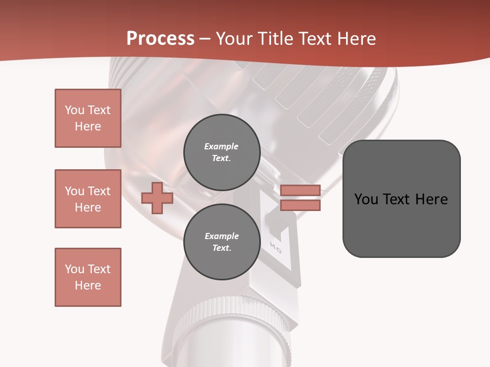 Audience Studio Microphone PowerPoint Template
