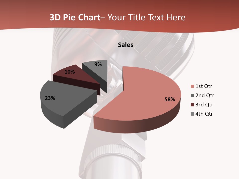 Audience Studio Microphone PowerPoint Template