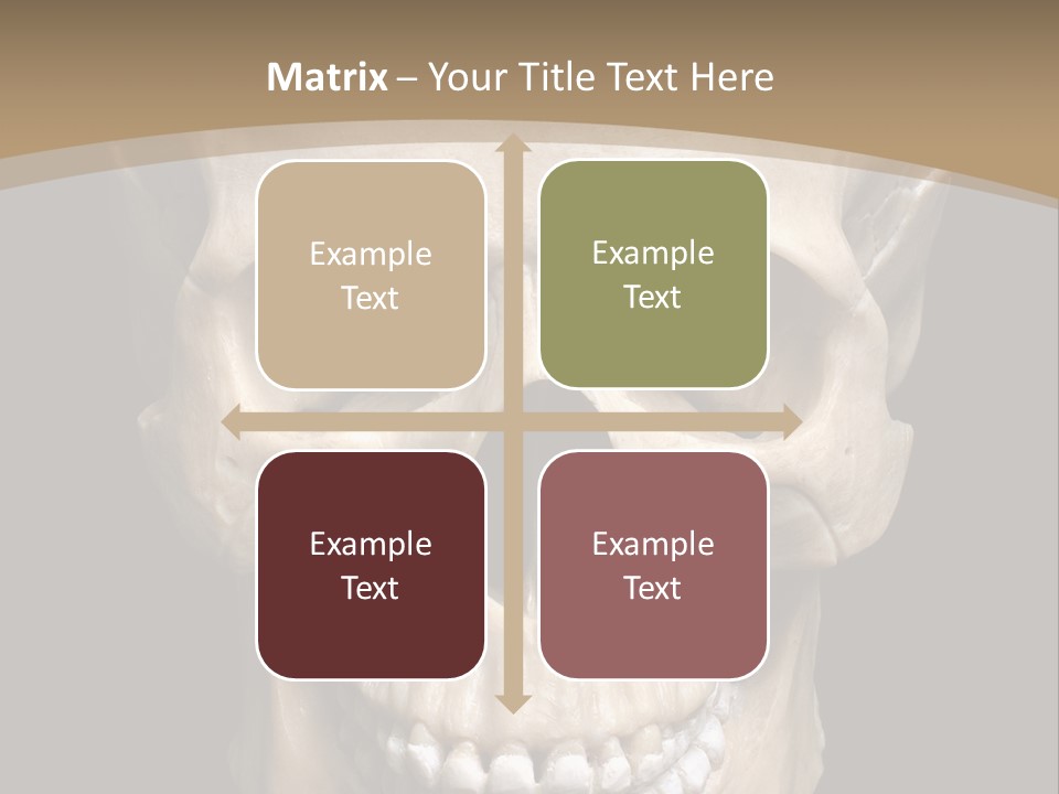 Skeleton Gothic Human PowerPoint Template