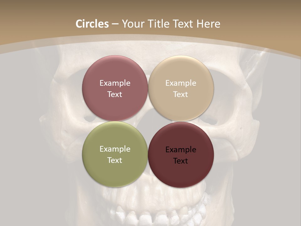 Skeleton Gothic Human PowerPoint Template