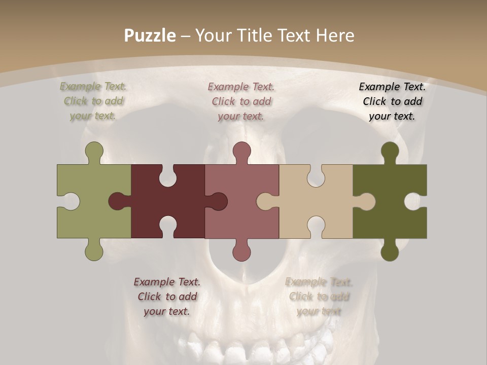 Skeleton Gothic Human PowerPoint Template
