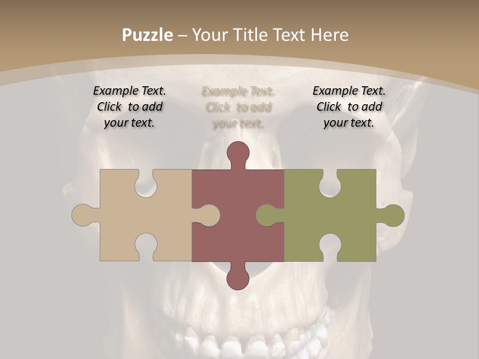 Skeleton Gothic Human PowerPoint Template