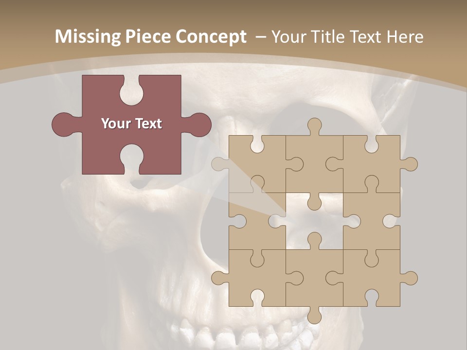 Skeleton Gothic Human PowerPoint Template