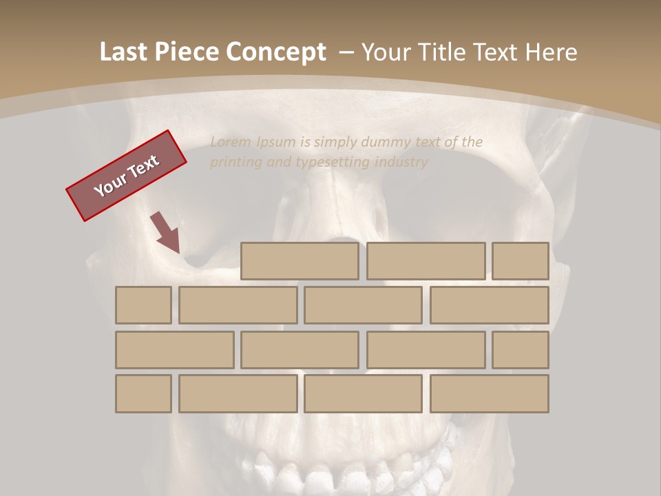Skeleton Gothic Human PowerPoint Template
