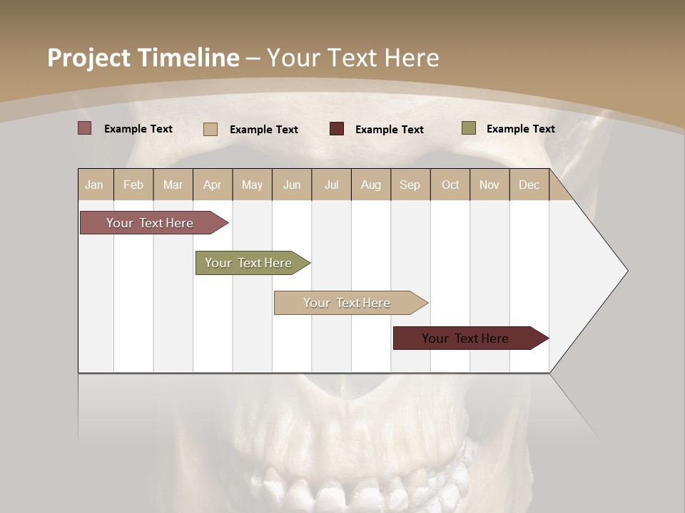 Skeleton Gothic Human PowerPoint Template