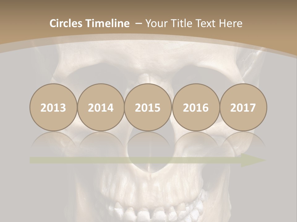 Skeleton Gothic Human PowerPoint Template