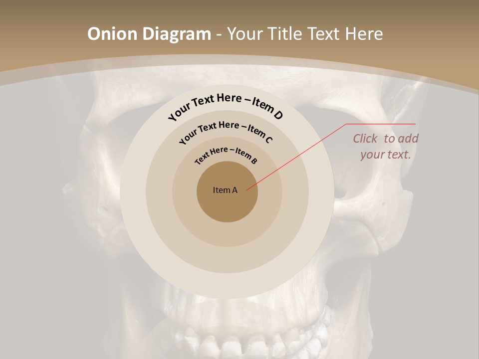 Skeleton Gothic Human PowerPoint Template