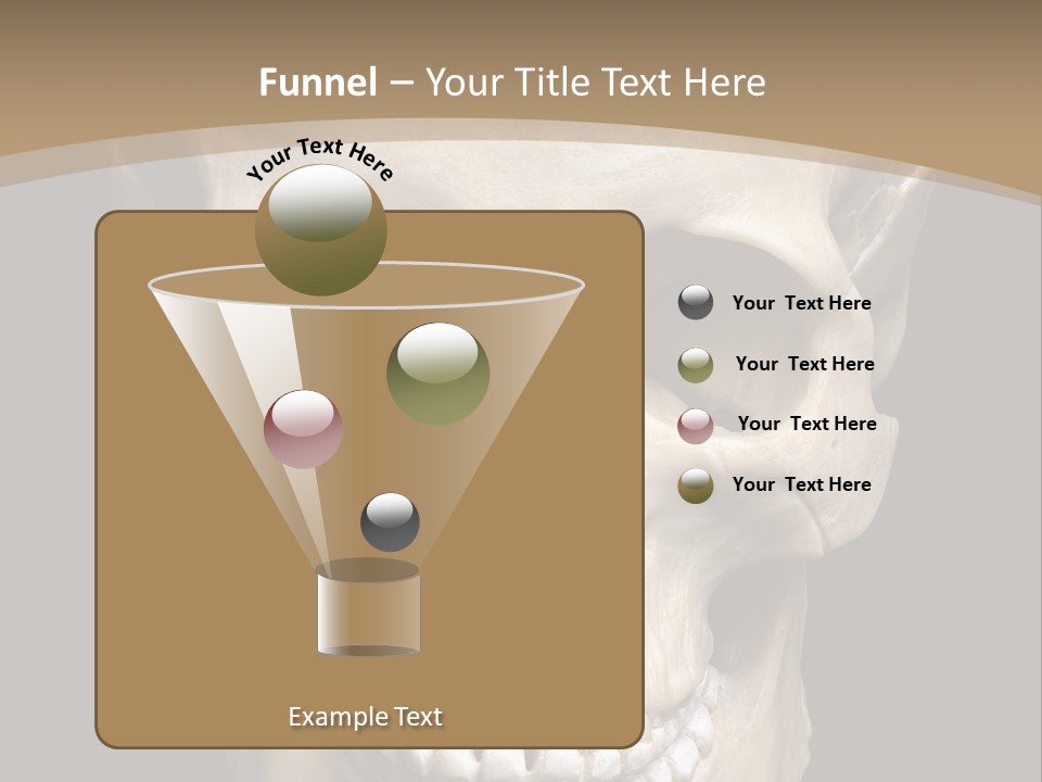 Skeleton Gothic Human PowerPoint Template