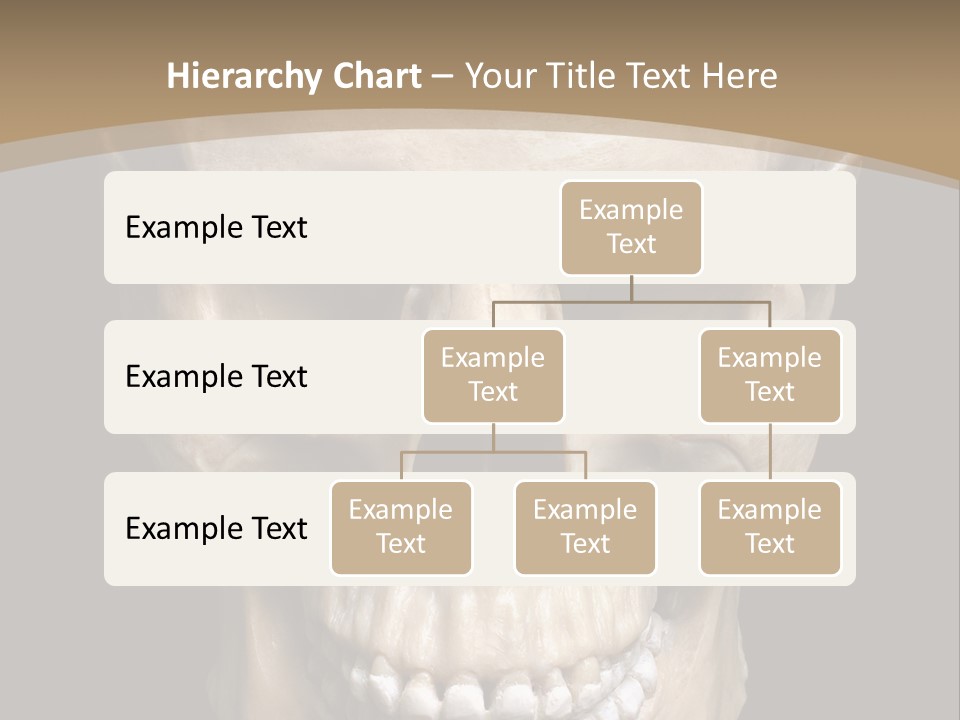 Skeleton Gothic Human PowerPoint Template