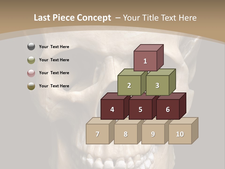 Skeleton Gothic Human PowerPoint Template