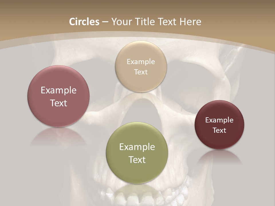 Skeleton Gothic Human PowerPoint Template