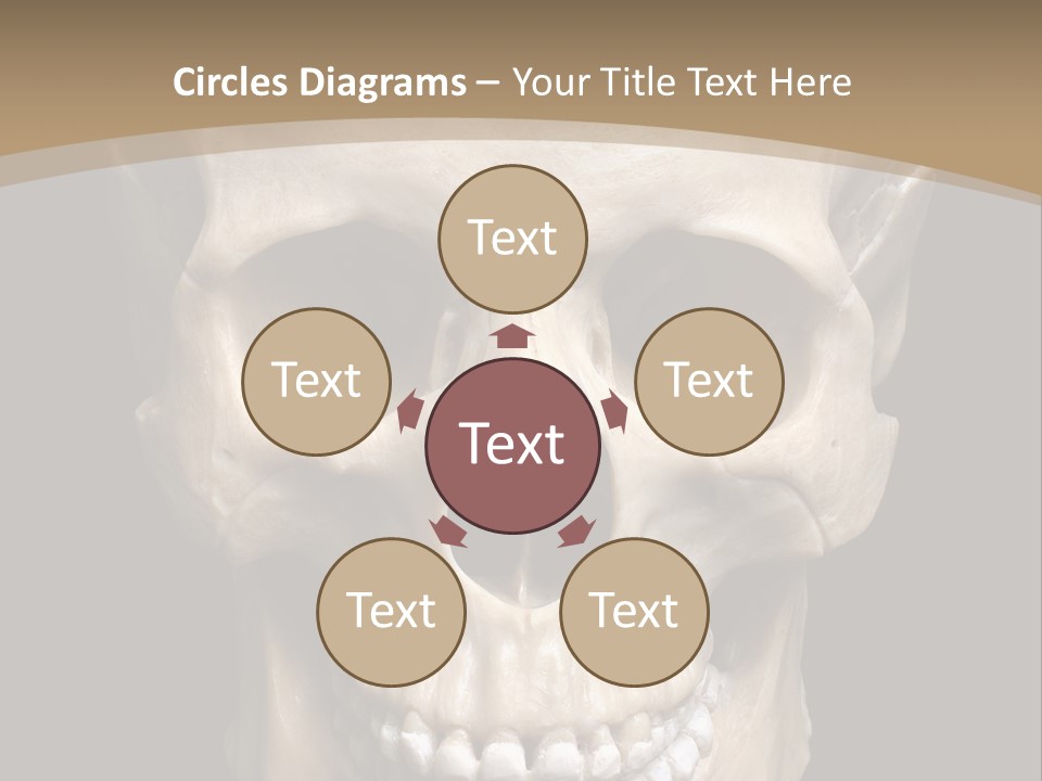 Skeleton Gothic Human PowerPoint Template