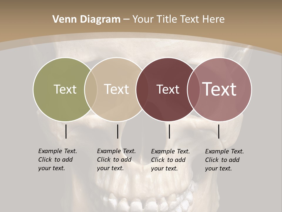 Skeleton Gothic Human PowerPoint Template