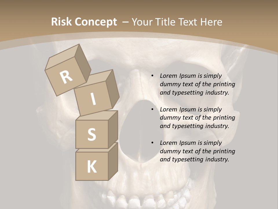 Skeleton Gothic Human PowerPoint Template