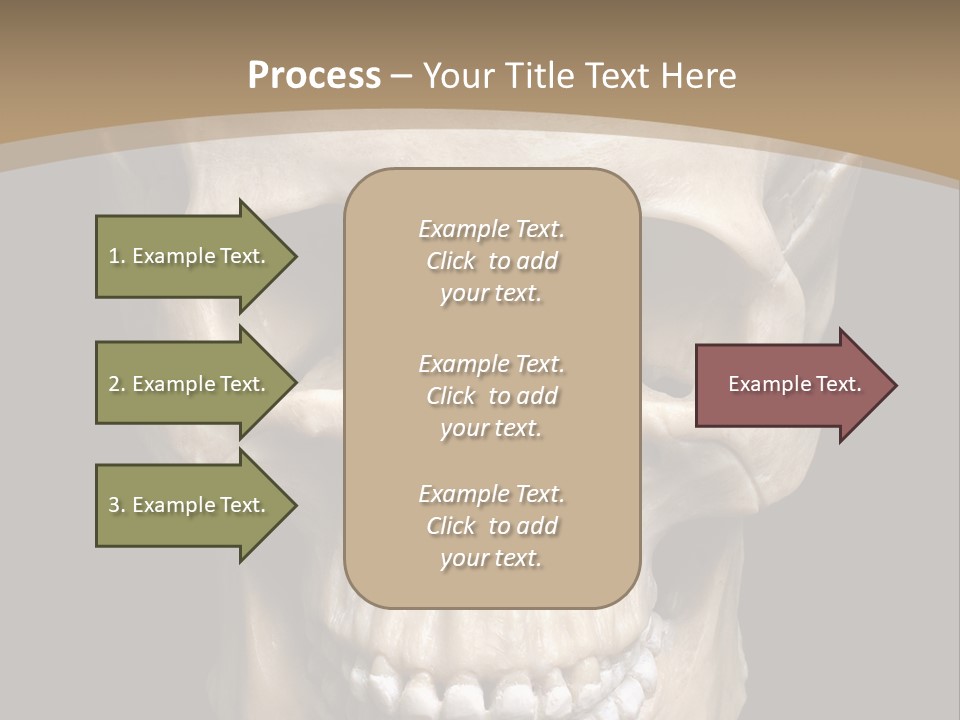 Skeleton Gothic Human PowerPoint Template