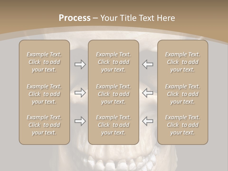 Skeleton Gothic Human PowerPoint Template