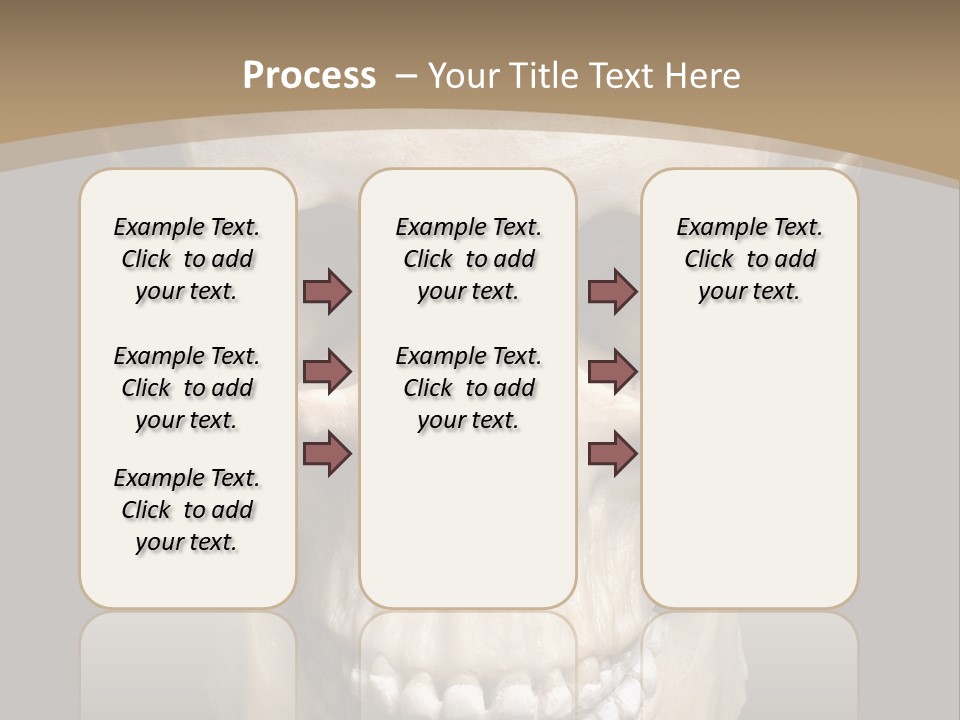 Skeleton Gothic Human PowerPoint Template