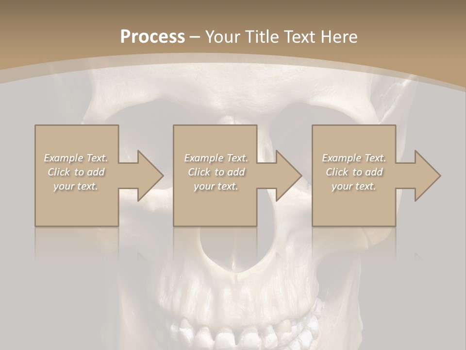 Skeleton Gothic Human PowerPoint Template